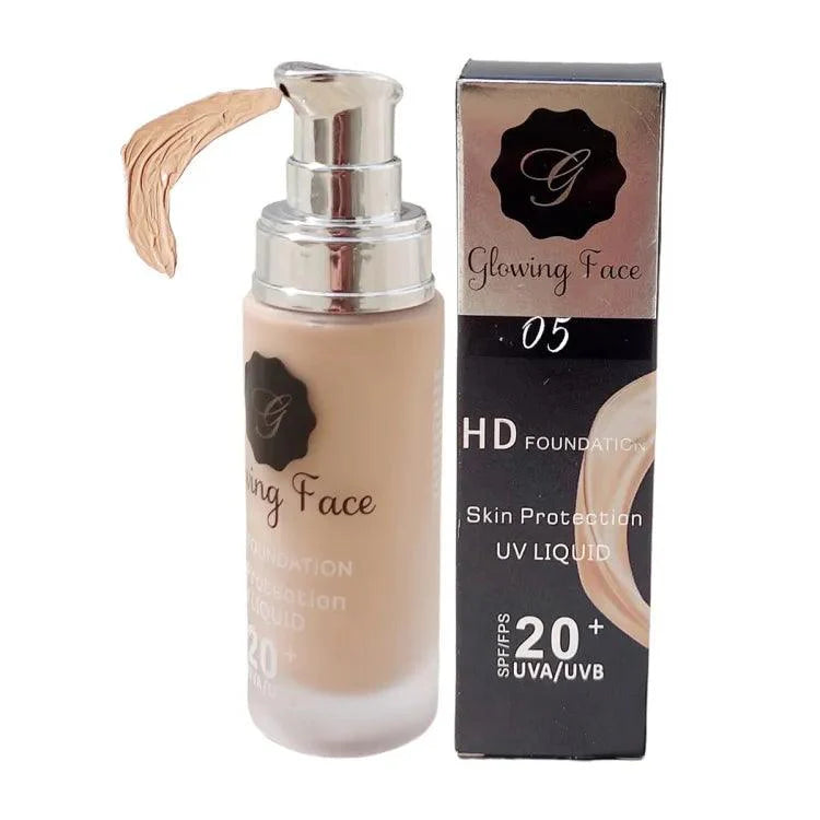 Glowing Face HD UV Skin Protection Foundation