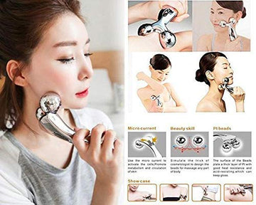 3D facial massage roller