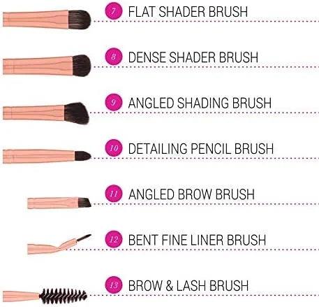 BH Cosmetics White Gold 13 Piece Brush Set