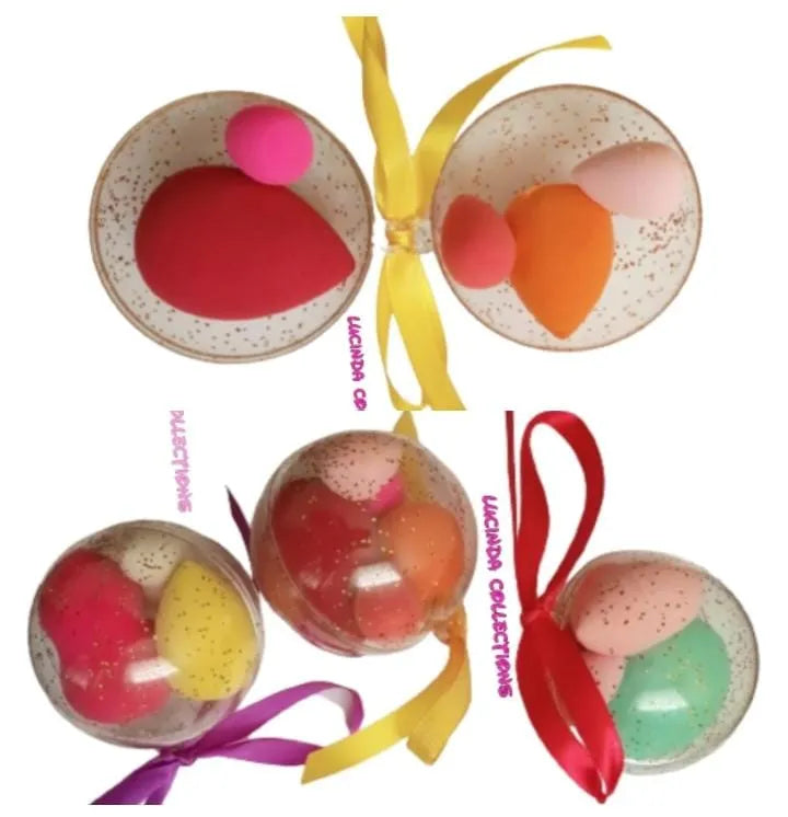 BEAUTY LOCKER Makeup Puff 4Pcs Bowl Each