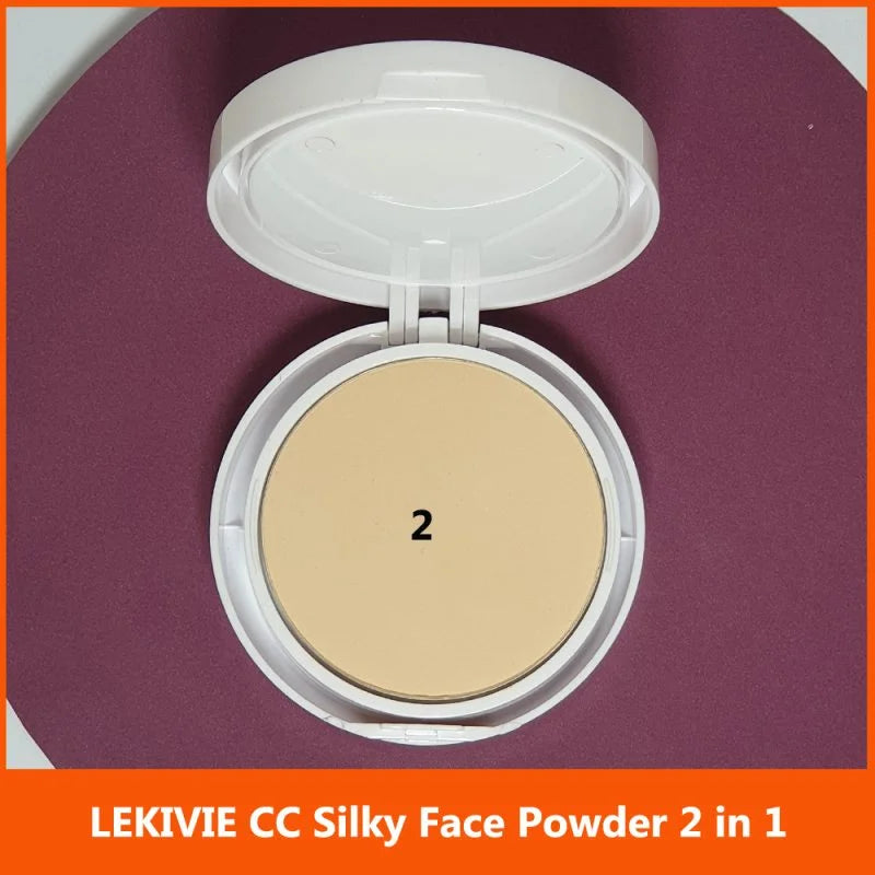 Lekivie CC Silky White Face Powder 2 in 1