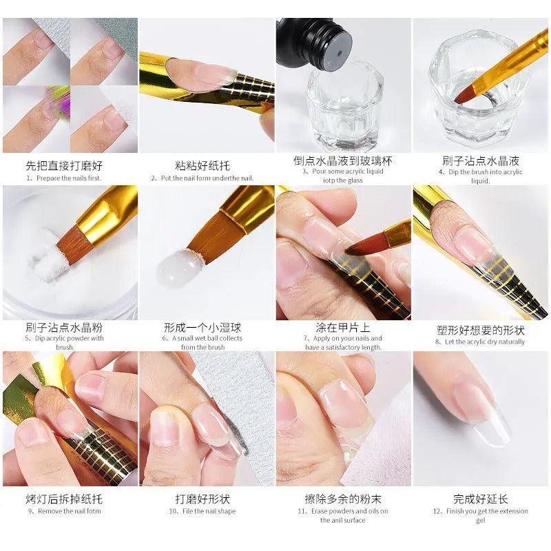 HoloGel Nail DIY Kit - 16PCS Set