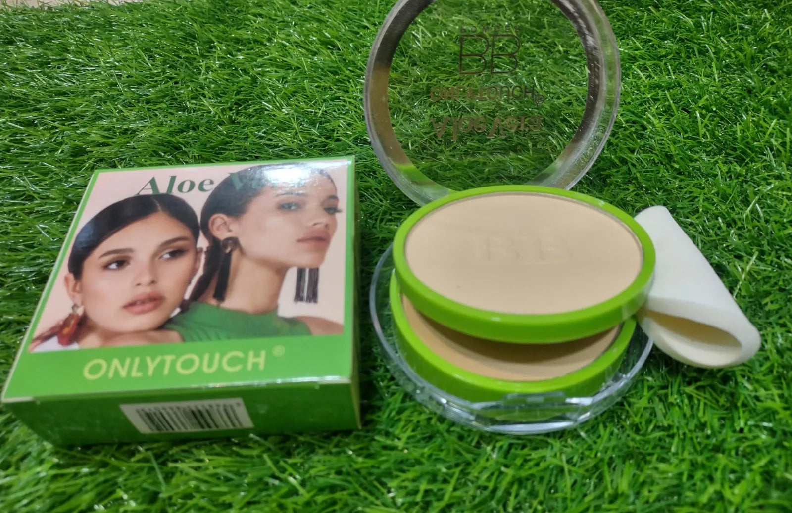 Only Touch 2 in 1 Aleo Vera Compact Powder