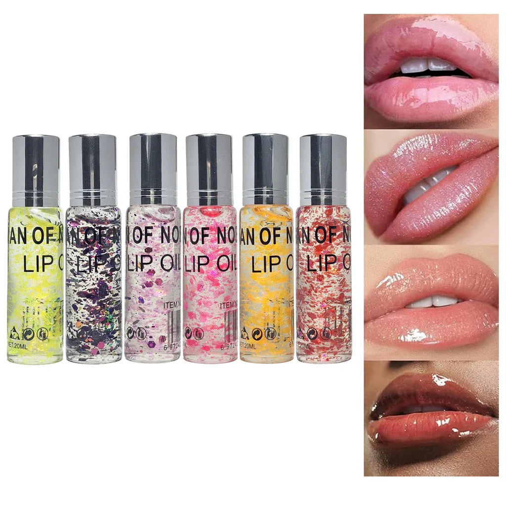 IMAN OF NOBLE Color fashion Waterproof Glitter & Lip Oil Each