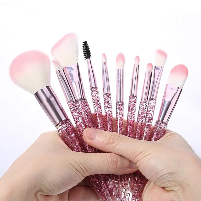 10 Pcs Makeup Brush Set