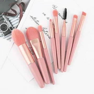 8 Pcs High Quality Mini Makeup Brush Set