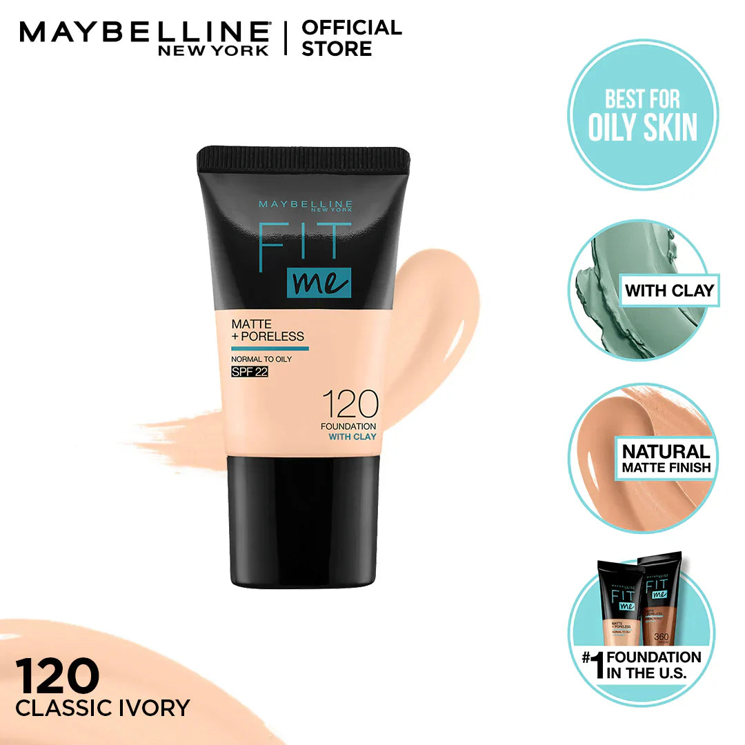 Maybelline - Fit Me Liquid Foundation Matte & Poreless