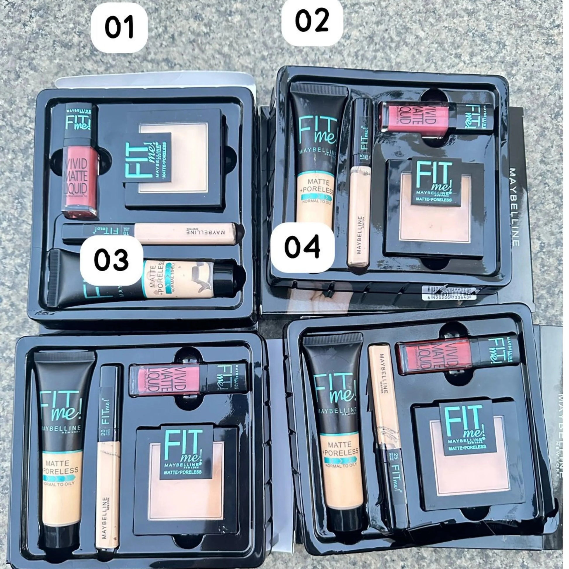 Fit Me Set Of 4 Makeup