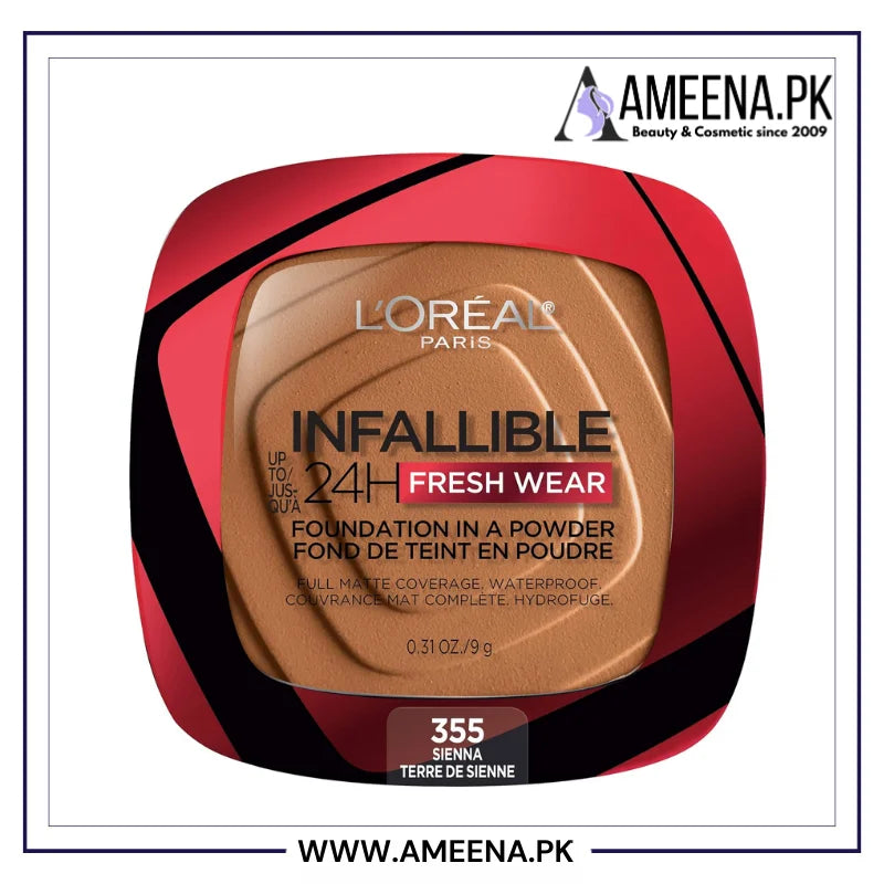 L'Oreal Paris Makeup Infallible Fresh Wear Foundation in a Powder