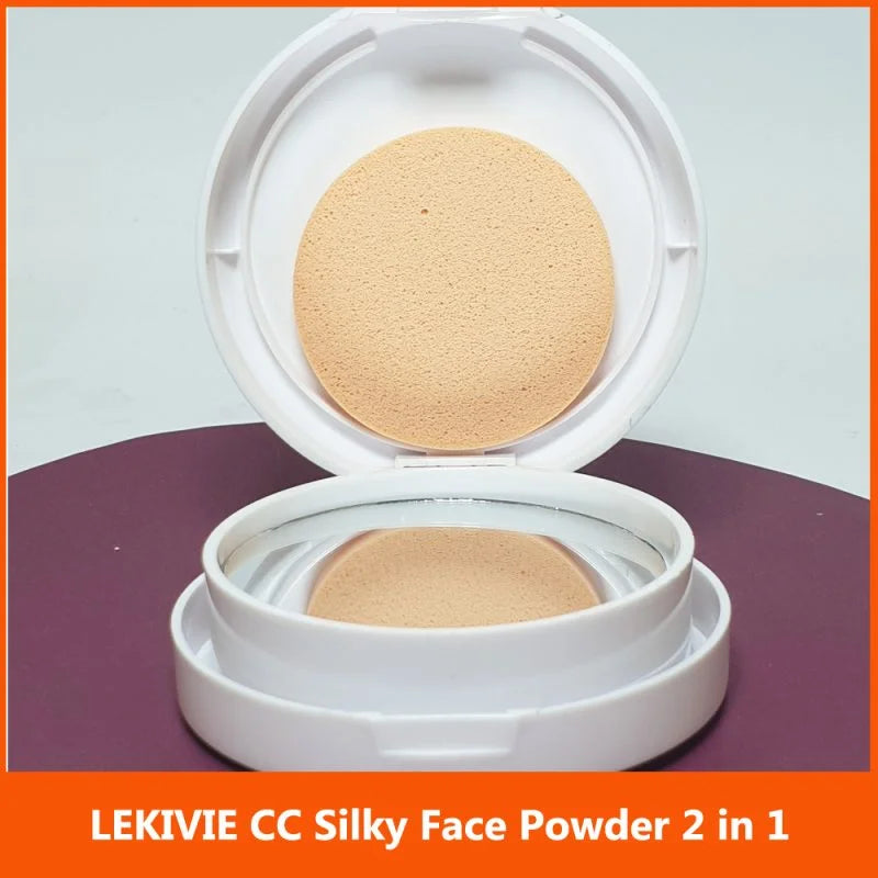 Lekivie CC Silky White Face Powder 2 in 1