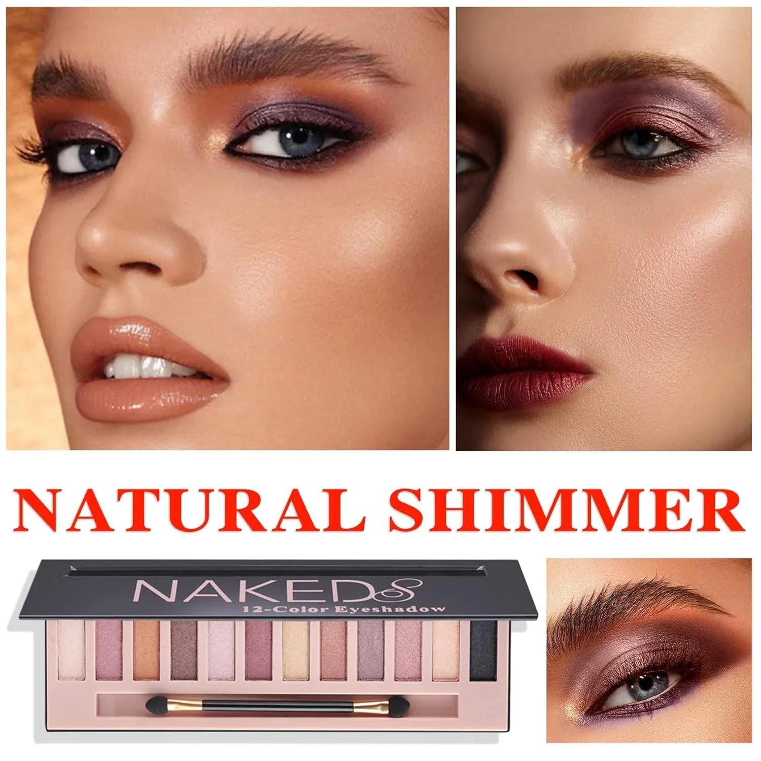 12 Colors Naked Nude Eyeshadow Palette