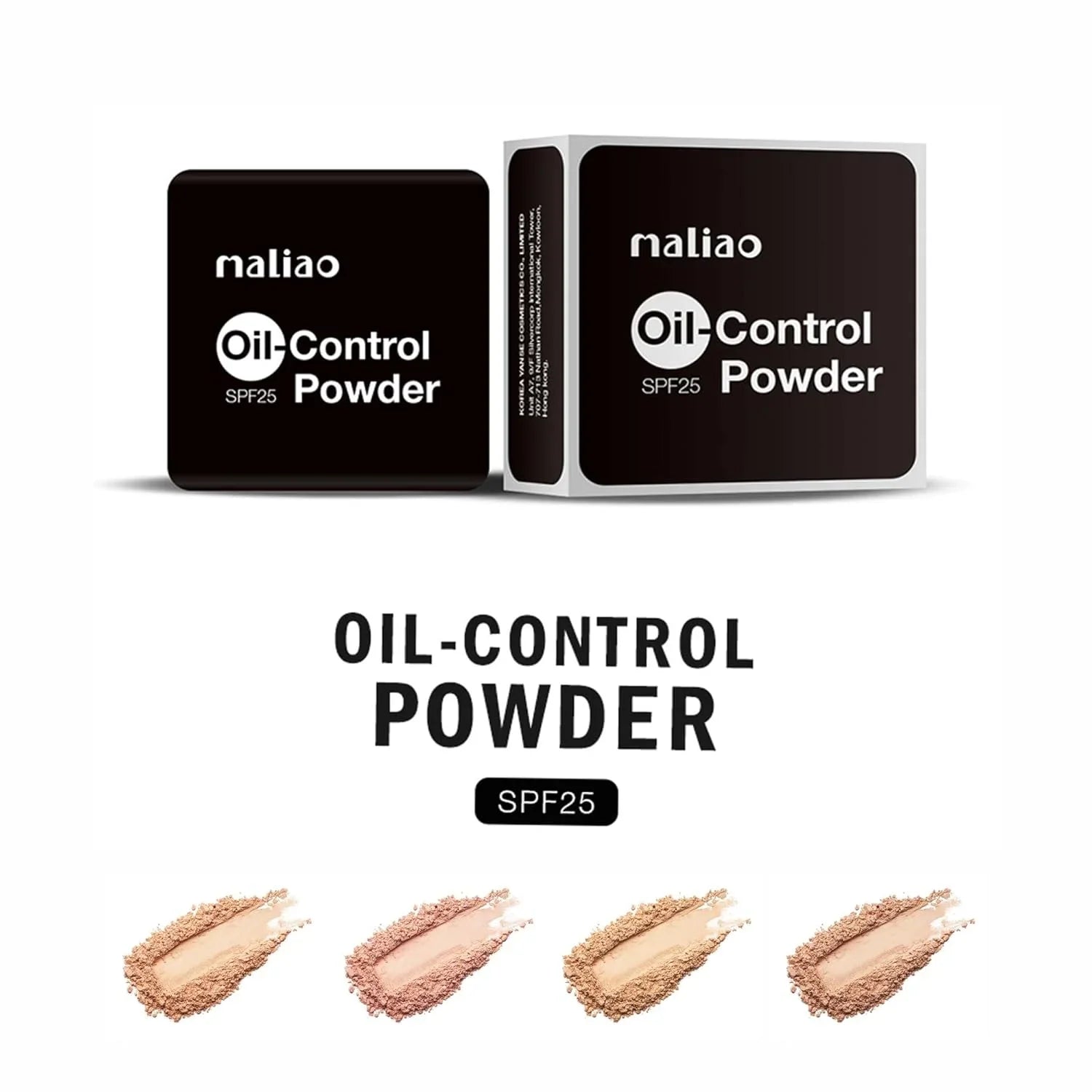 Maliao Cool & Refreshing Oil Control Powder Compact with SPF 25