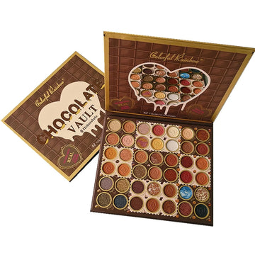 Colorful Rainbow Chocolate Vault Eyeshadow Palette (42 Colors)