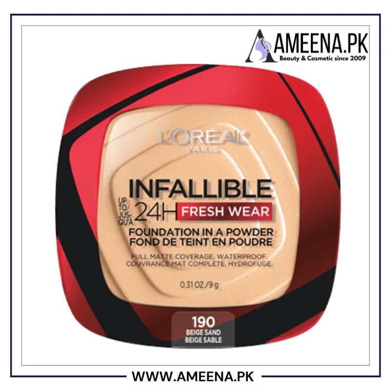 L'Oreal Paris Makeup Infallible Fresh Wear Foundation in a Powder