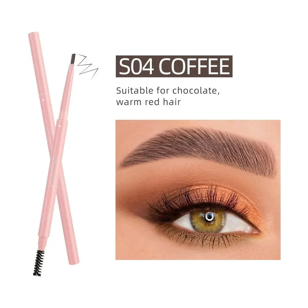 Dragon Ranee 2 In 1 Eyebrow Pencil Natural Waterproof Smooth