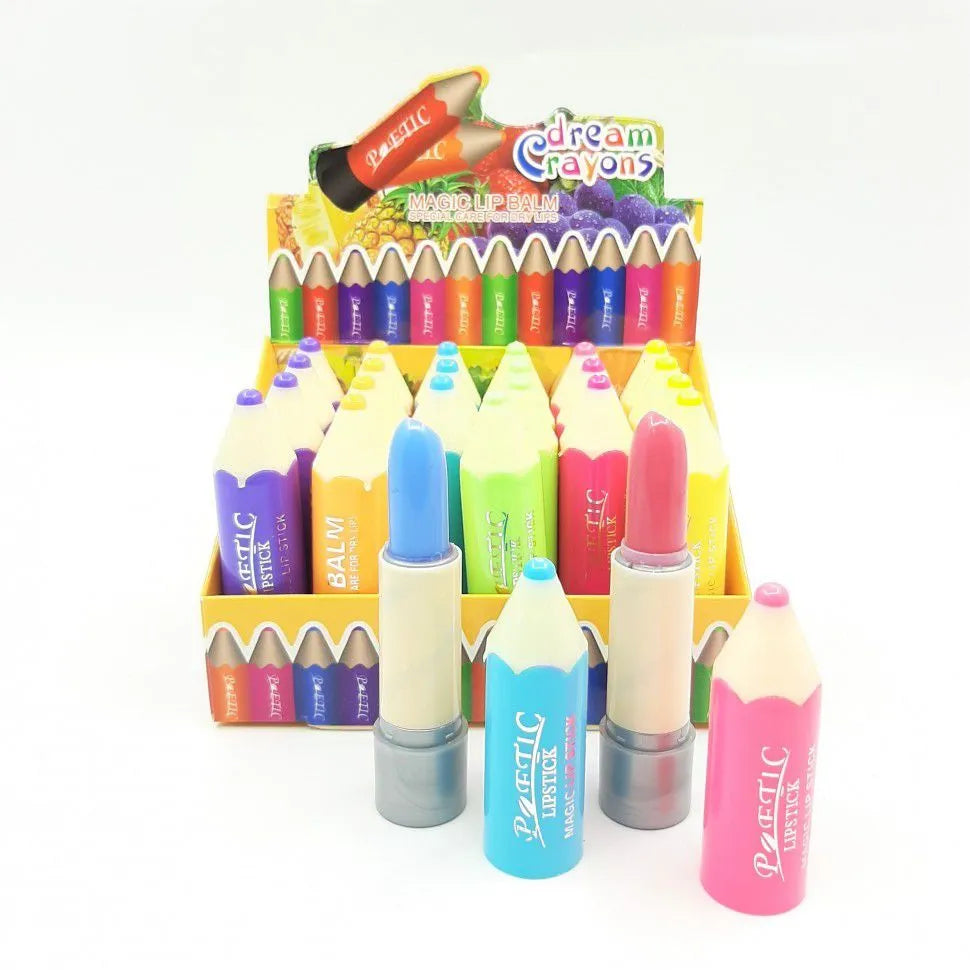 Dream Crayons Pencil LipBalm Set (6 Pcs)