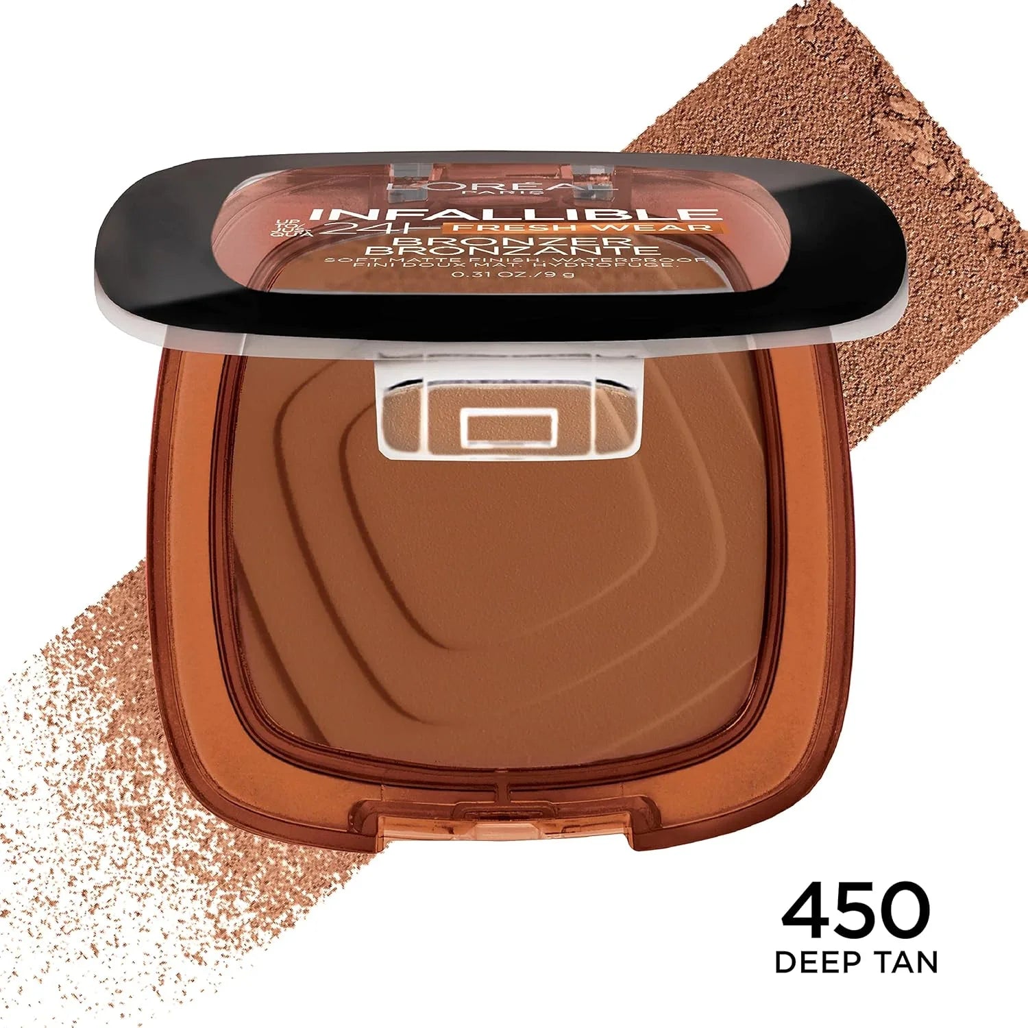 L'Oreal Paris Infallible Up to 24H Fresh Wear Soft Matte Longwear Bronzer Deep Tan 450