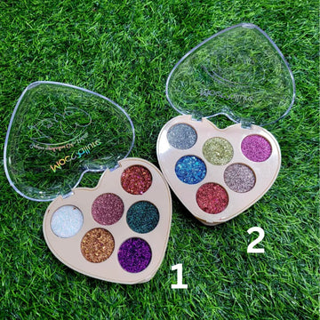 Mocallure heart glitter palette