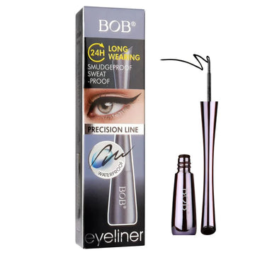 BOB 24H Long Wearing Eyeliner Smudge Proof Sweatproof Liquid Eyeliner 5ml