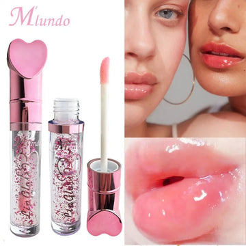 Miundo Heart Pink Magic Lip Gloss