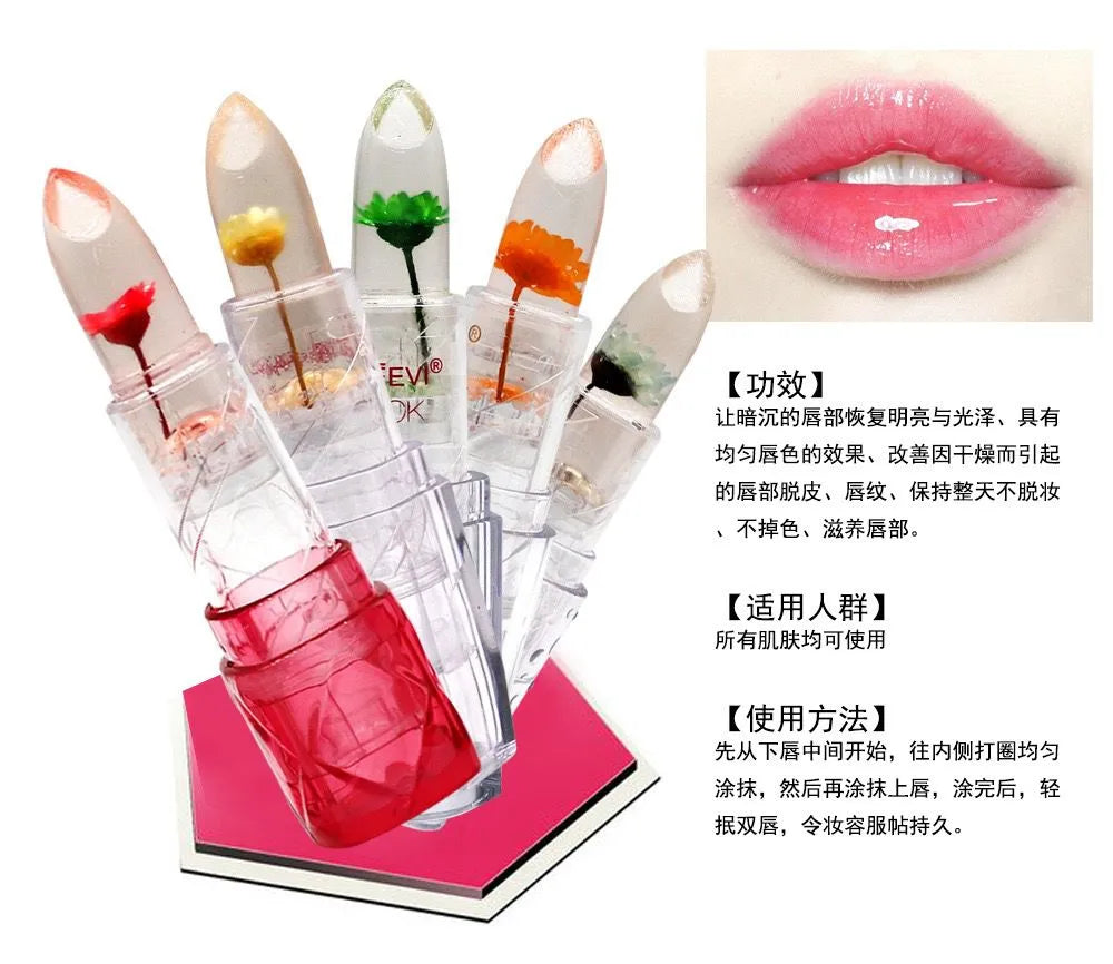 CHANLEEVI Crystal Flower Jelly Lipstick Each