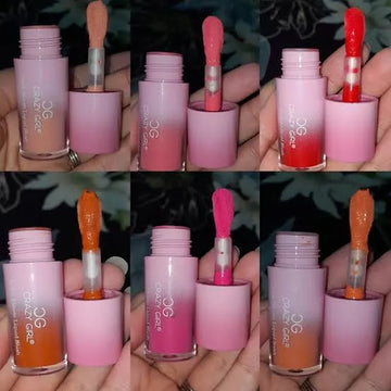 Crazy girl liquid Cream Blush 6 Pcs Set