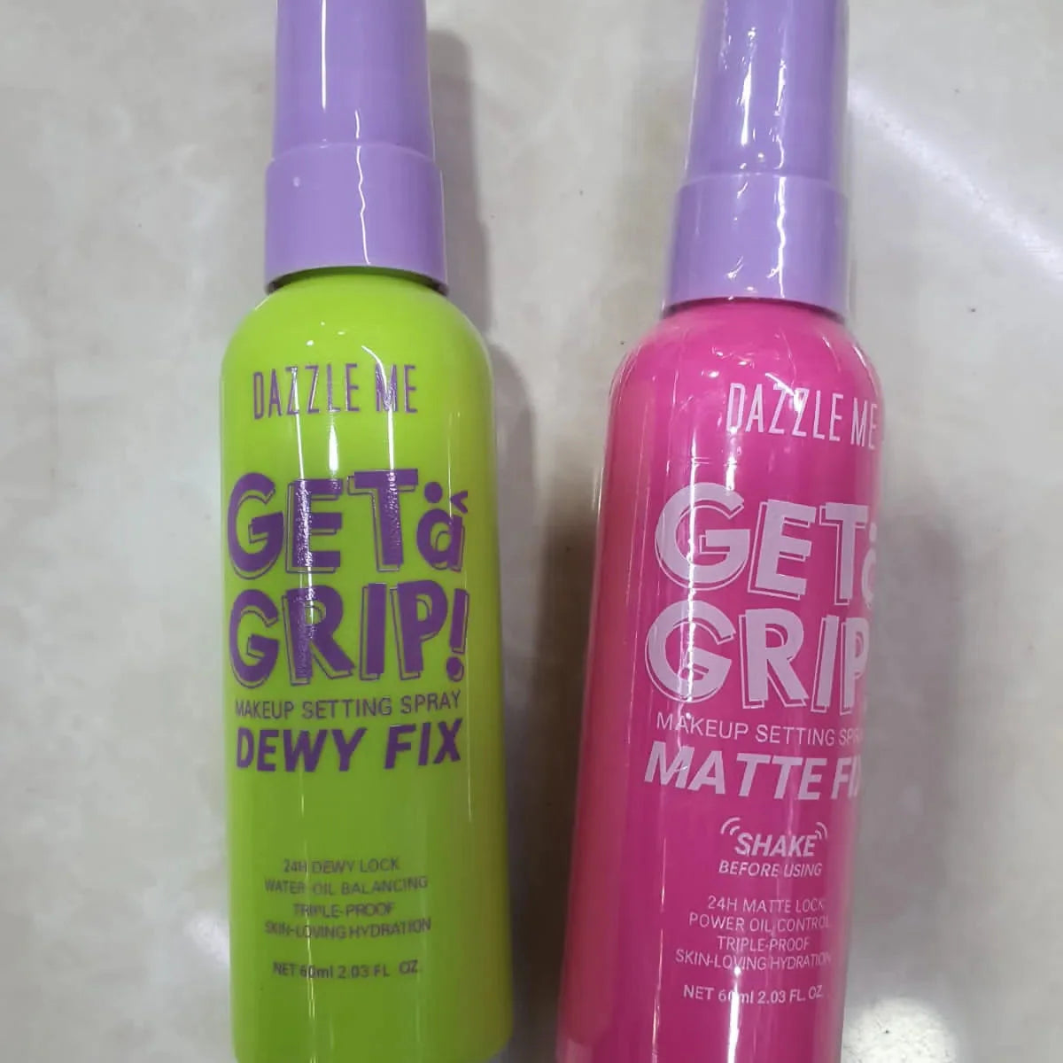Dazzle Me Get A Grip Makeup Setting Spray Matte Fix 60ml