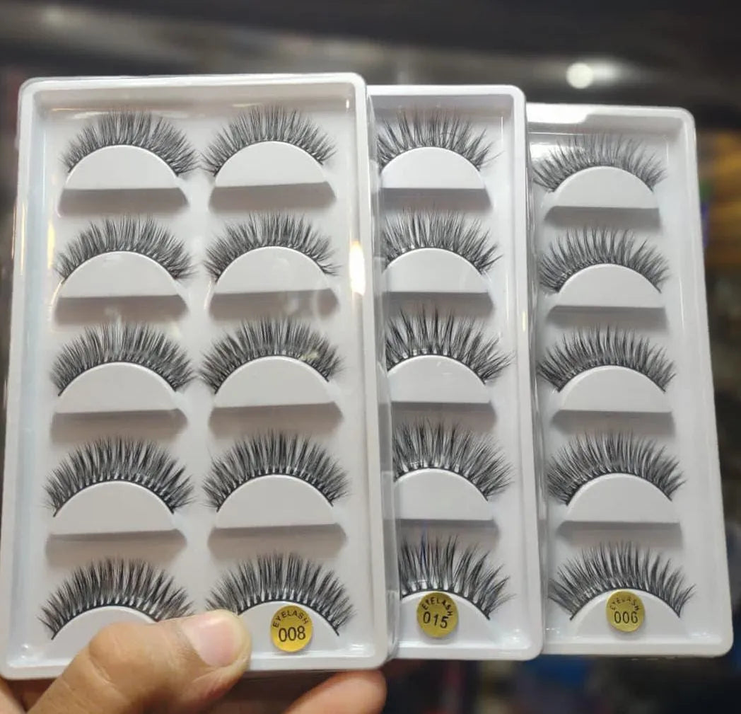 Eyelashes 5 in 1 Mink lash Each