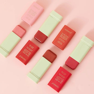 Pack of 4 Hudamoji On the Glow Makeup Blush Stick