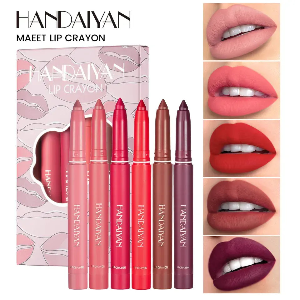 Handaiyan Crayon Lip Liner 6 Pcs