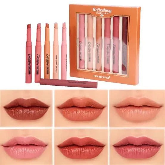 Heng Fang Silky Touch Refreshing Matte Dream Lips (6 PACK)