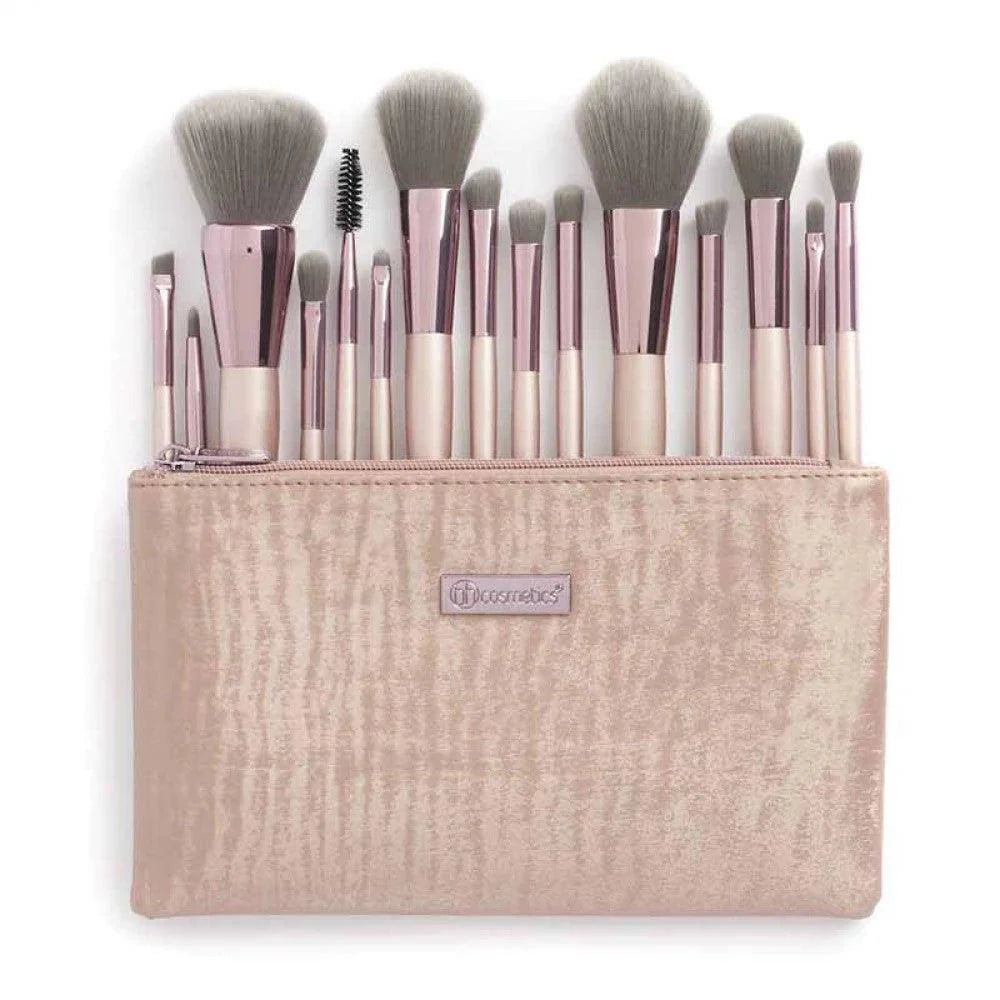 BH Cosmetics Lavish - 15 Pc Brush Set With Cosmetic Bag