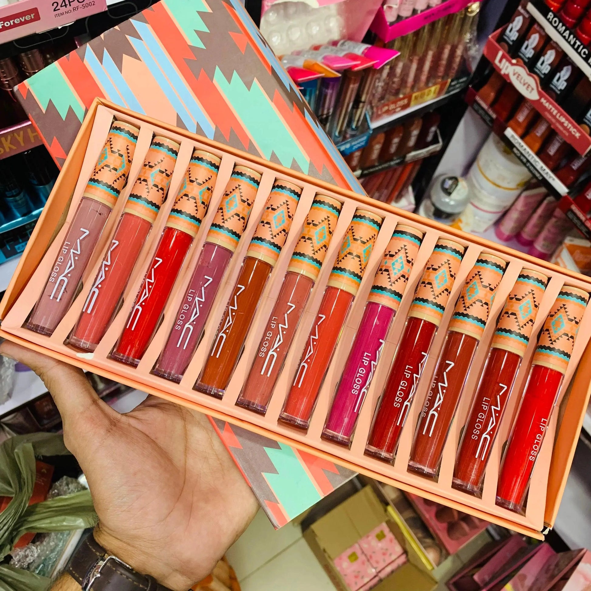 12 Pcs Mac Lipgloss Set