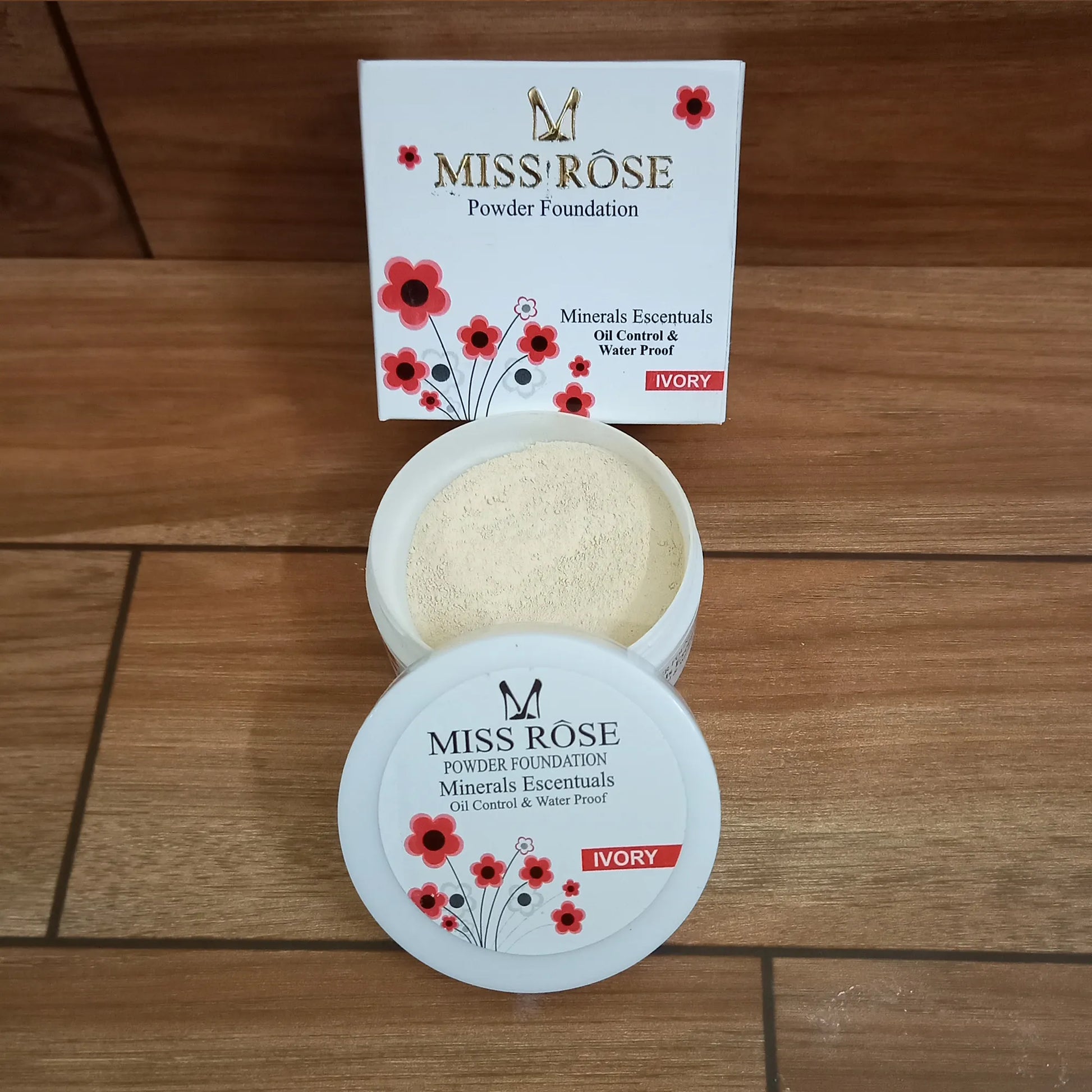 MISS ROSE Professional 3D Pearl Whitening Loose Powder