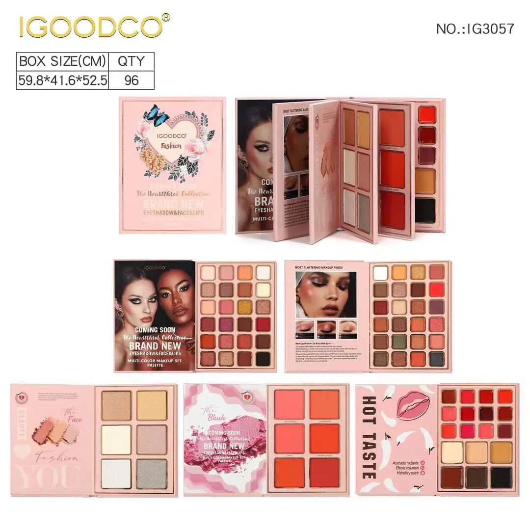 Igoodco All in One 5 Pages Makeup Book Palette