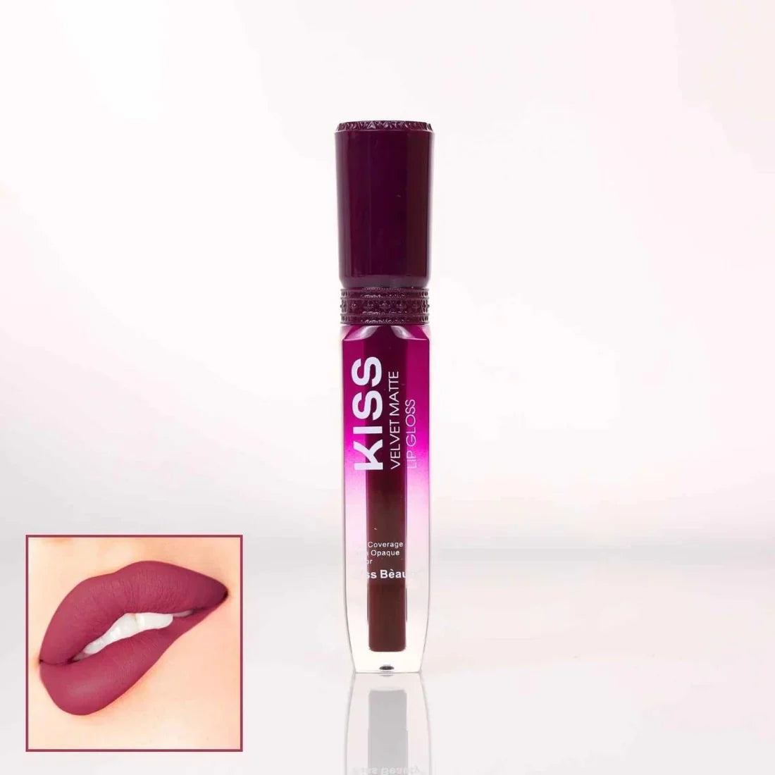 Kiss Beauty Velvet Matte Lip Gloss 6 Pcs Set