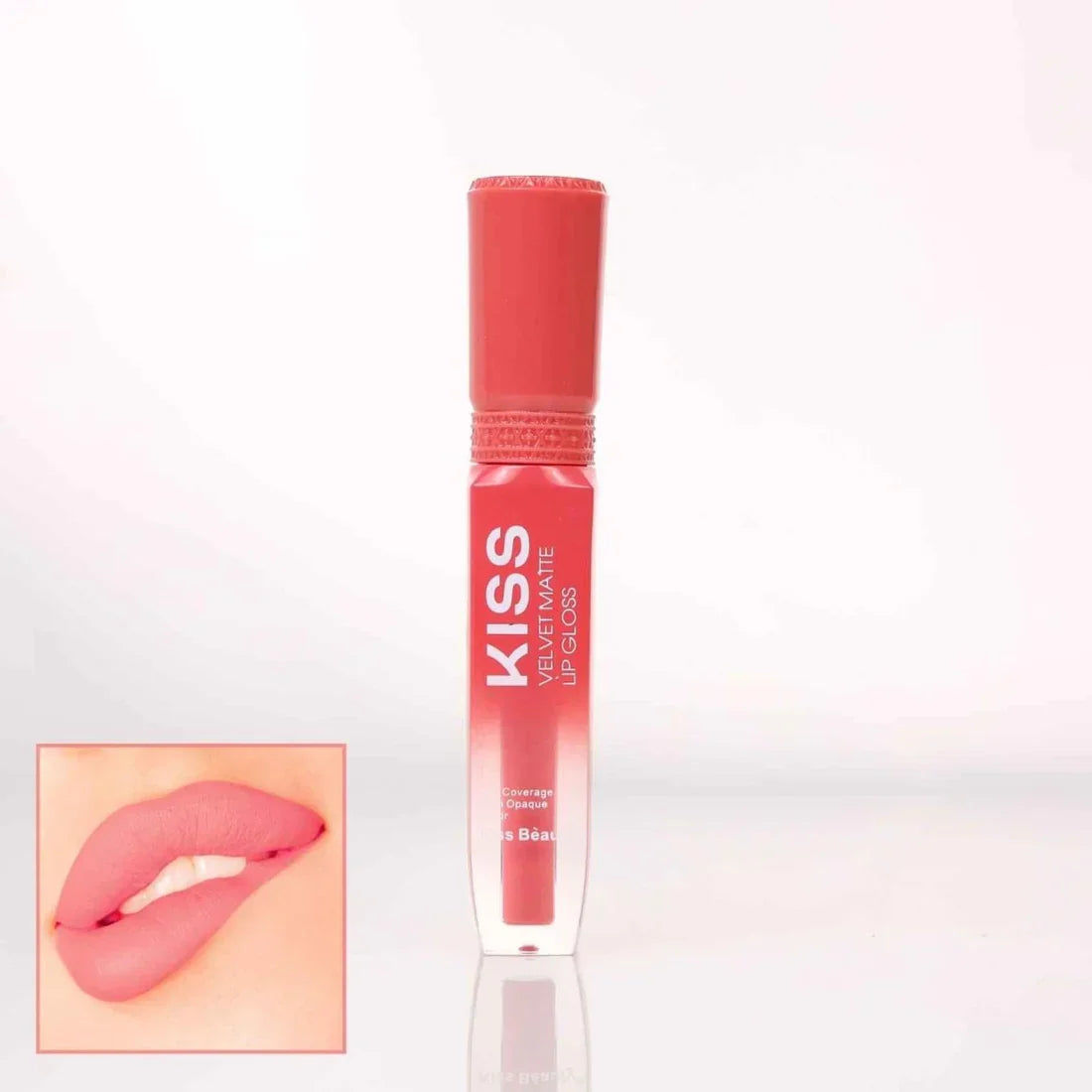 Kiss Beauty Velvet Matte Lip Gloss 6 Pcs Set