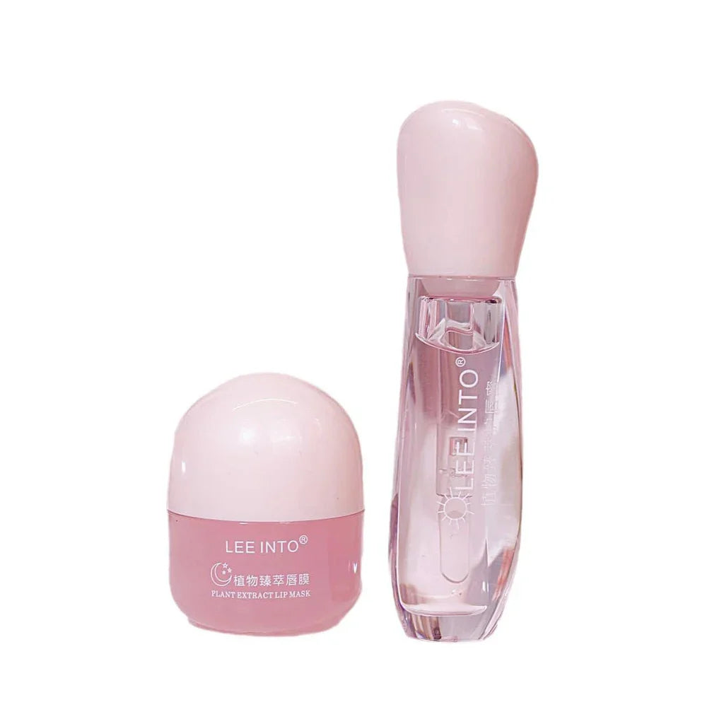 LEEINTO Pack of 2 Lip Sleeping Mask Lip Balm