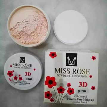 MISS ROSE Professional 3D Pearl Whitening Loose Powder