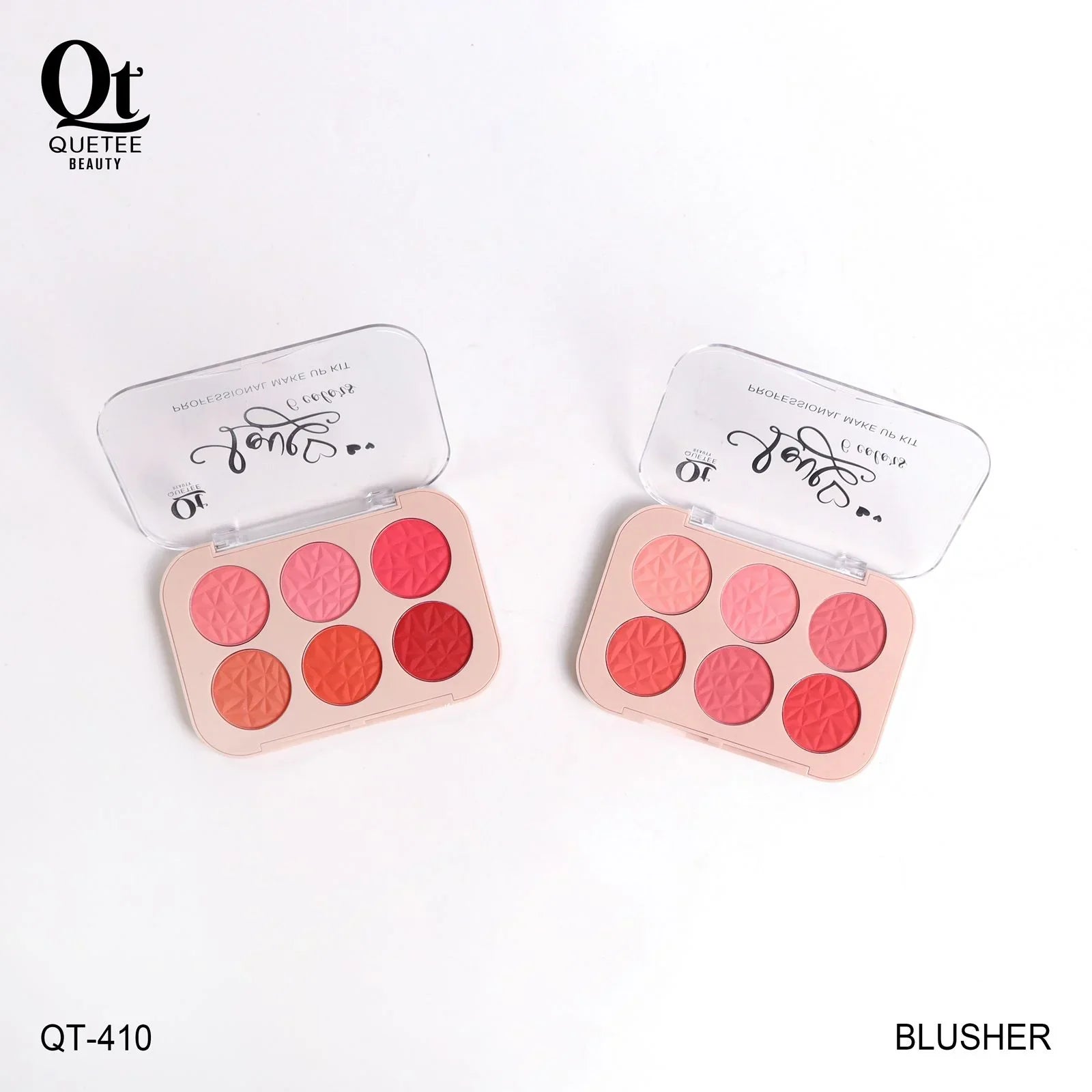 Quetee Beauty Matte 6 Colors Blusher Palette