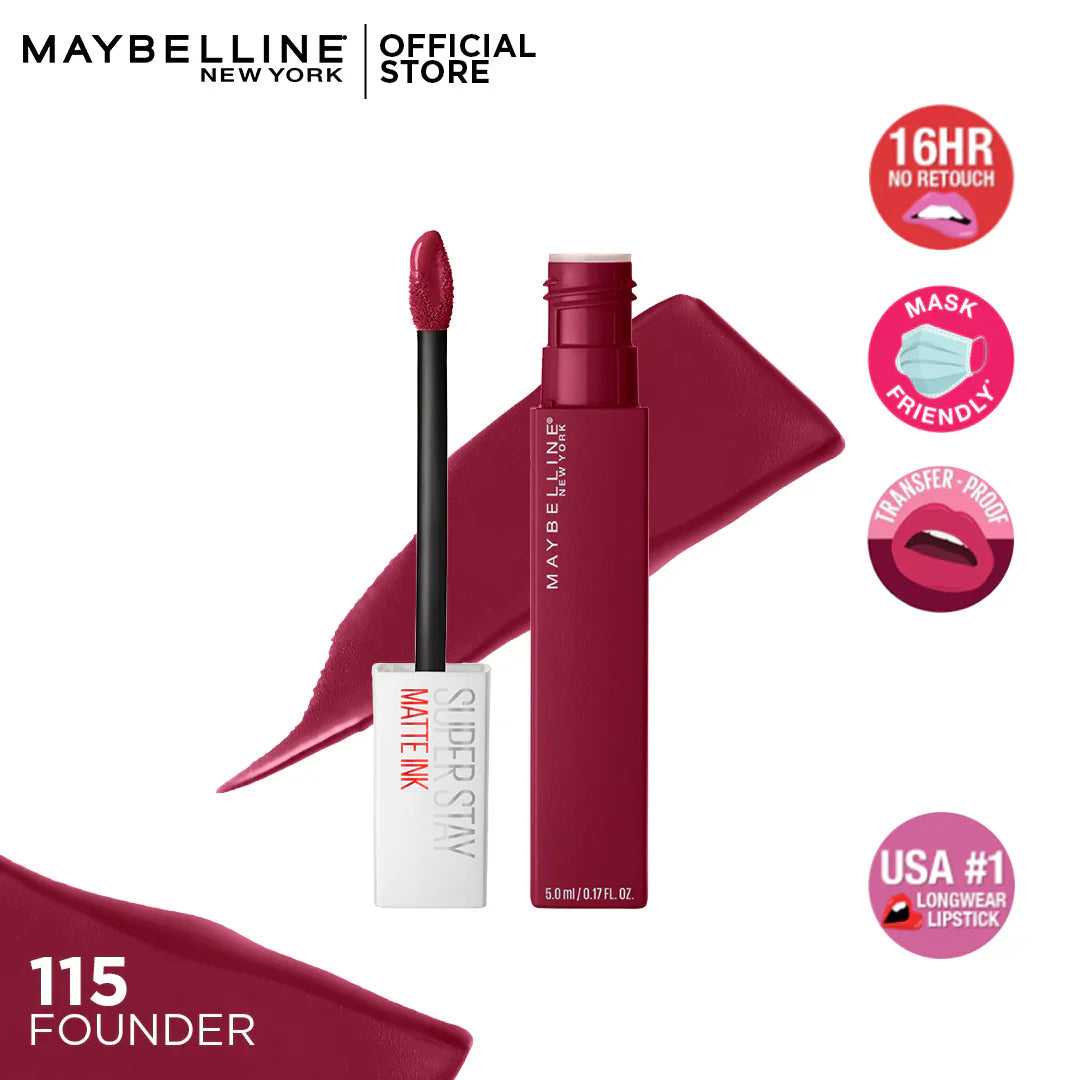 Maybelline - Superstay Matte Ink Liquid Lipstick - 115 Founder