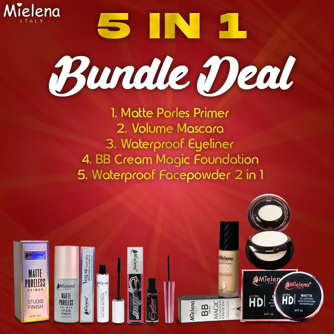 Mielena Italy 5 in 1 Makeup Deal