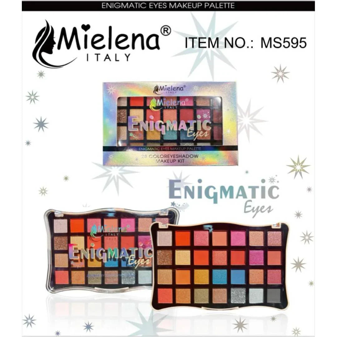 Mielena Italy Enigmatic Eyes 28 Color Eyeshadow Palette