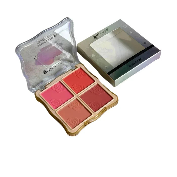 Mielena 4 Colors Blusher Kit Each