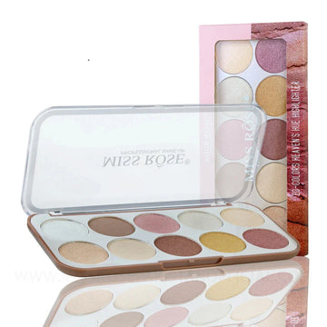 Miss Rose 10 Color Highlighter Palette