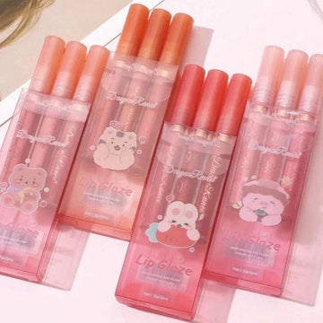 3 Pcs Dragon Ranee Moisturizing Majestic Lip Glaze