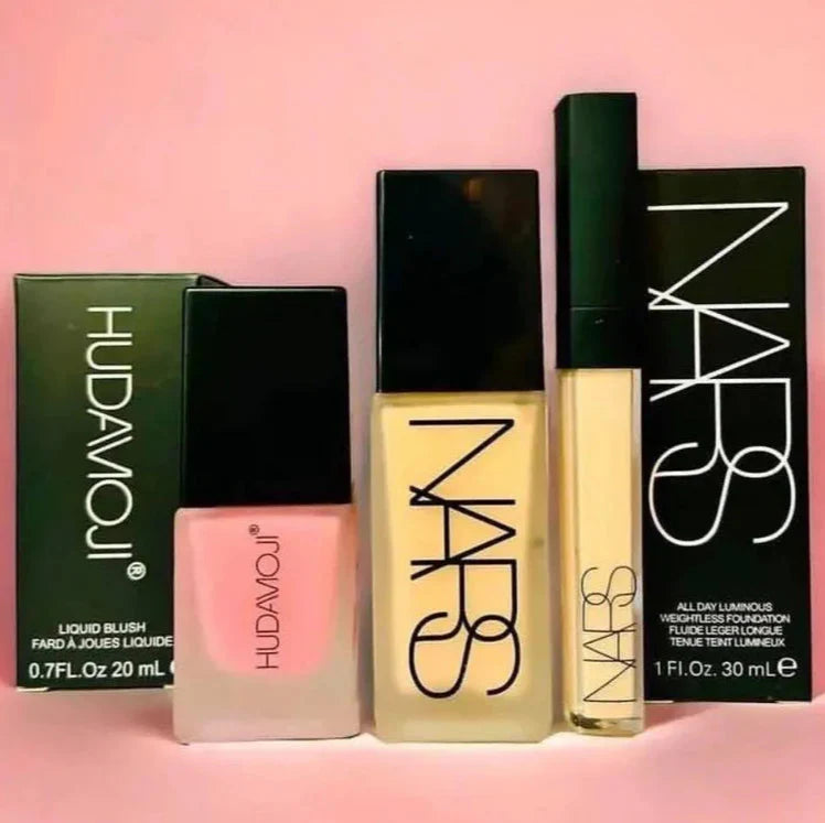 Nars Foundation & Concelor + HudaMoji Blushon