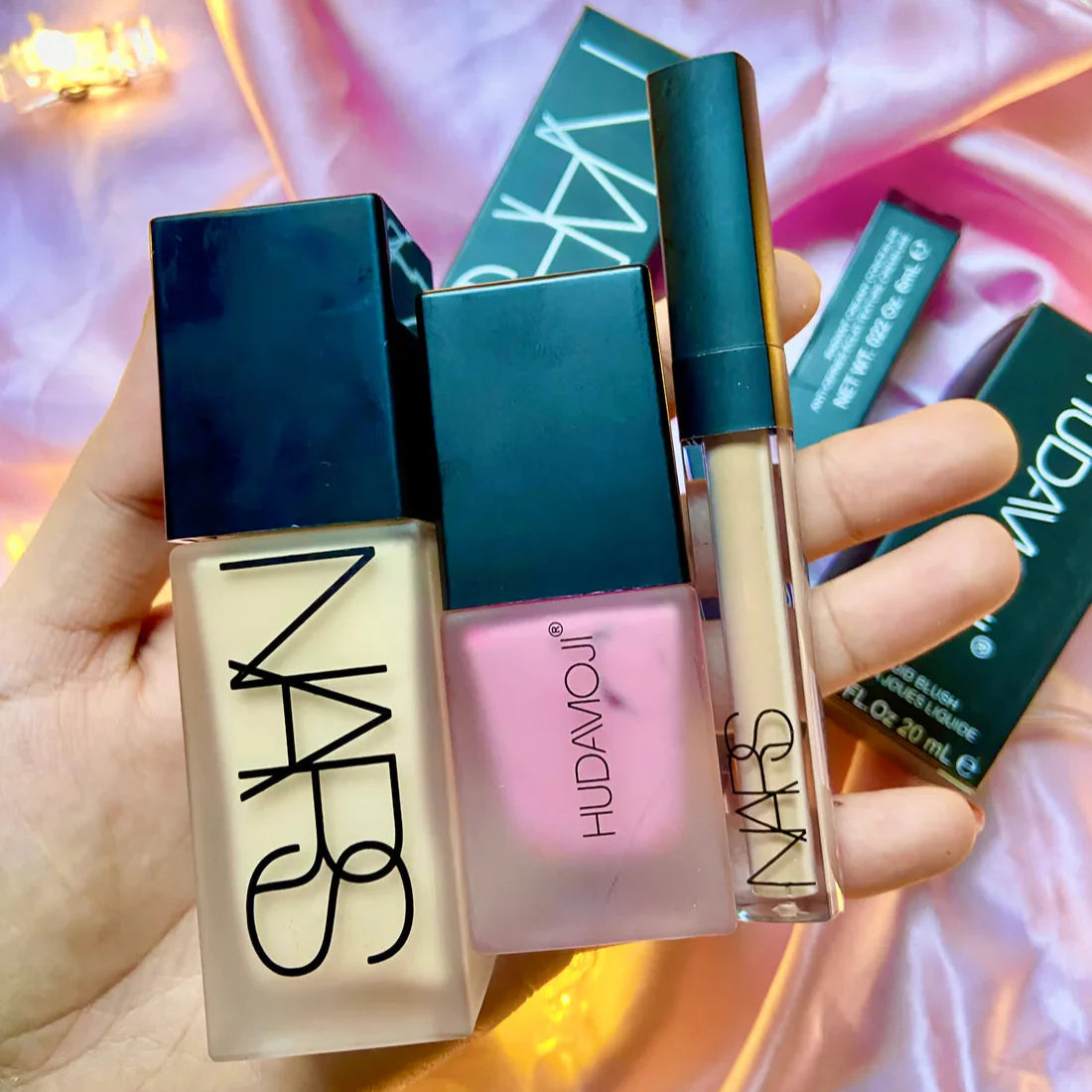 Nars Foundation & Concelor + HudaMoji Blushon