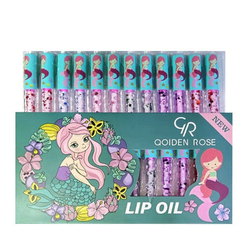 Qoiden Rose QR Lip Oil Set ( 12Pcs )