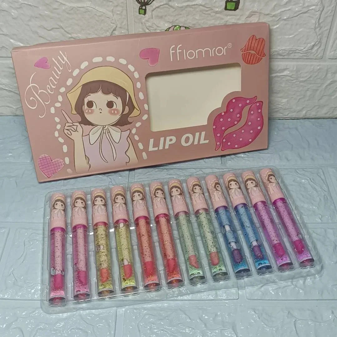 Flormor Beauty Lip Oil Set (12Pcs )